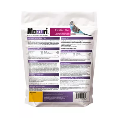 Product Mazuri Mini Bird Diet