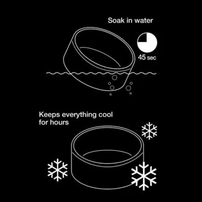 Product PAIKKA Naturally Cooling Ceramic Water Dog & Cat Bowl