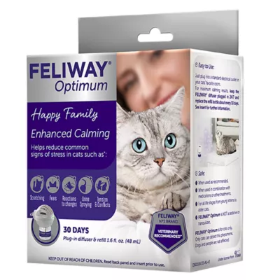 Product FELIWAY® Optimum Enhanced Calming Plug-In Diffuser for Cats - 30 Day Starter Kit with 48mL Refill