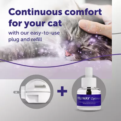 Product FELIWAY® Optimum Enhanced Calming Plug-In Diffuser for Cats - 30 Day Starter Kit with 48mL Refill