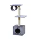 Product Two By Two The Aspen 41-in Plush Cat Tree Playground & Condo, Grey