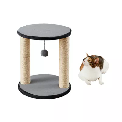 Product Two By Two The Cedar 16.9-in Jute Cat Scratching Post, Grey