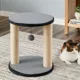 Product Two By Two The Cedar 16.9-in Jute Cat Scratching Post, Grey