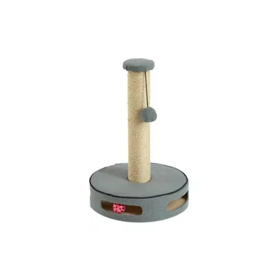 Product Two By Two The Elm 19.7-in Jute Cat Scratching Post, Grey