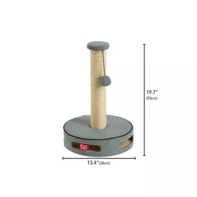 Product Two By Two The Elm 19.7-in Jute Cat Scratching Post, Grey