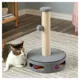 Product Two By Two The Elm 19.7-in Jute Cat Scratching Post, Grey