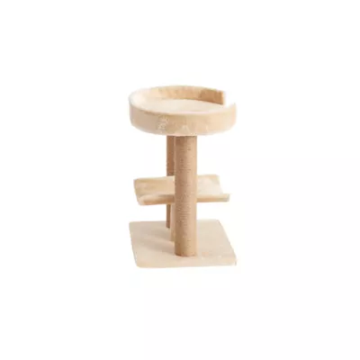 Product Two By Two The Laurel 21-in Jute Cat Scratching Post & Tree, Beige