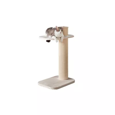 Product Two By Two 38-in City Cat Deluxe European Faux Fur Cat Tree
