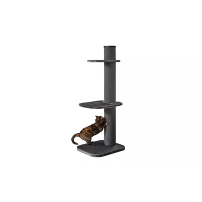 Product Two By Two 58-in City Cat Deluxe European Faux Fur Cat Tree