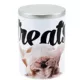 Product Paw Prints Bulldog Tin Treat Jar