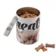 Product Paw Prints Bulldog Tin Treat Jar