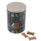 Product Paw Prints Word Design Tin Treat Jar