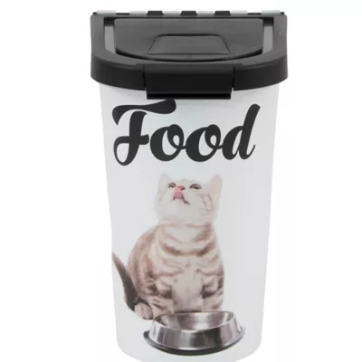 Product Paw Prints Food Kitty Pet Food Storage Container, 7-lb