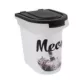 Product Paw Prints Meow Kitty Pet Food Storage Container, 15-lb
