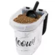 Product Paw Prints Marble Meow Pet Food Storage Container, 15-lb