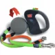 Product Wigzi Dual Doggie Retractable Dog Leash: 10-ft long