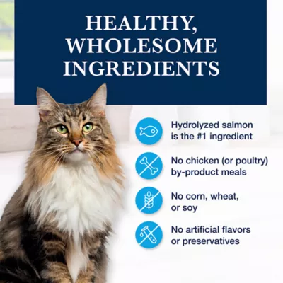 Product Blue Buffalo® Blue Natural Veterinary Diet™ HF Hydrolyzed Adult Dry Cat Food - Salmon
