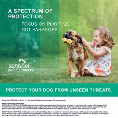 Product Sentinel Flavor Tabs for Dogs 11-25 lbs Green