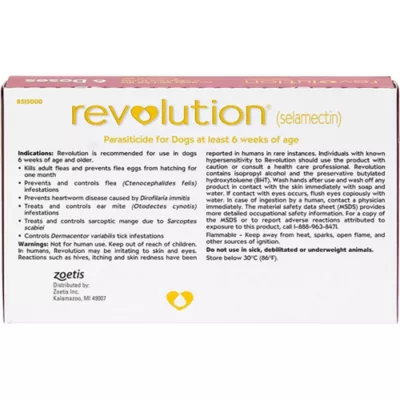 Product Revolution Topical for Dogs 20.1-40 Red  - 3 Month or 6 Month Supply