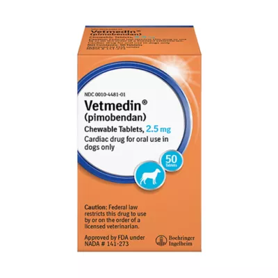 Product Vetmedin Chewable Tablets 2.5mg - 50 Count