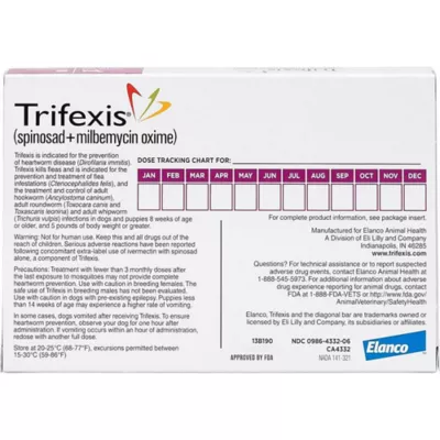 Product Trifexis Chewable Tablets for Dogs 5-10 lbs Pink
