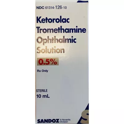 Product Ketorolac Tromethamine 0.5% Ophthalmic Solution