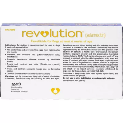 Product Revolution Topical for Dogs 5.1-10 Purple - 3 Month or 6 Month Supply