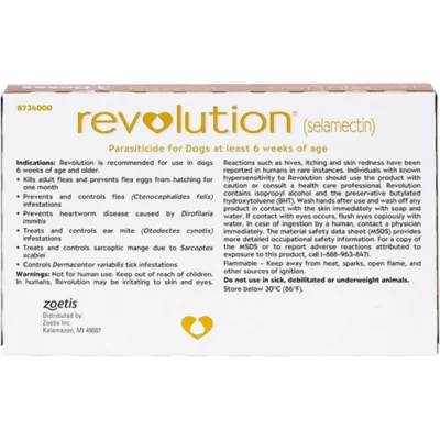 Product Revolution Topical for Dogs 10.1-20 Brown - 3 Month or 6 Month Supply