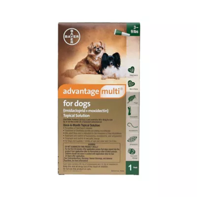 Product Advantage Multi Topical for Dogs 3-9 lbs Green