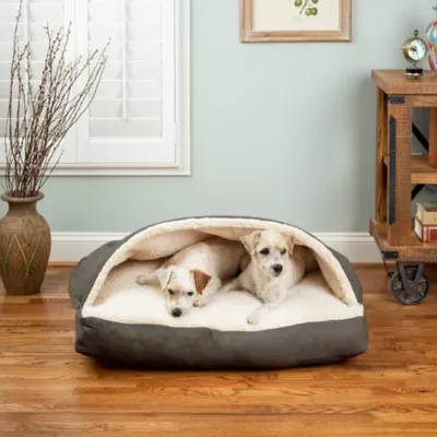 Product Snoozer® Luxury Microsuede Rectangle Cozy Cave® Dog Bed