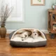 Product Snoozer® Luxury Microsuede Rectangle Cozy Cave® Dog Bed
