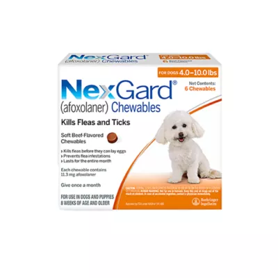 Product NexGard Chewable Tablets for Dogs 4-10.0 lbs