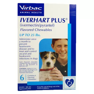 Product Iverhart Plus 1-25 lbs Blue - 1, 3, 6 Month Supply