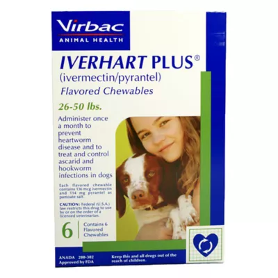 Product Iverhart Plus 26-50 lbs Green - 1, 3, 6 Month Supply