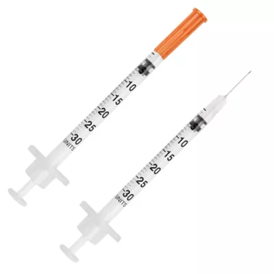 Product UltiCare U-100 Insulin Syringes 29g - Box of 100 Needle 1/2 inch