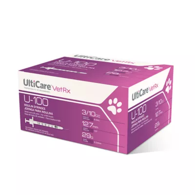 Product UltiCare U-100 Insulin Syringes 29g - Box of 100 Needle 1/2 inch