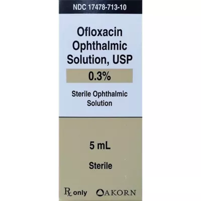 Product Ofloxacin Ophthalmic Solution, USP 0.3%