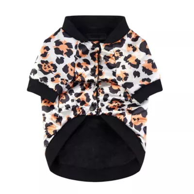 Product Fresh Pawz Leopard Print Satin Dog Jacket