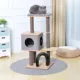 Product PetPals 42-in Elevate 3-Level Jute Activity Cat Tree, Beige