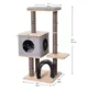 Product PetPals 42-in Elevate 3-Level Jute Activity Cat Tree, Beige