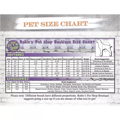 Product Rubie's Pet Shop Halloween Flash Dog & Cat Costume