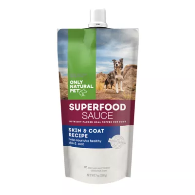 Product Only Natural Pet® Superfood Sauce Skin & Coat All Life Stage Dog Meal Topper - 7.05 Oz.,