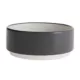 Product Full Cheeks™ Small Pet Grey Dot Ceramic Bowl