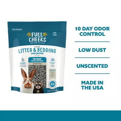 Product Full Cheeks™ Odor Control Small Pet Paper Litter & Bedding - Grey
