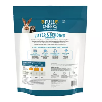 Product Full Cheeks™ Odor Control Small Pet Paper Litter & Bedding - Grey