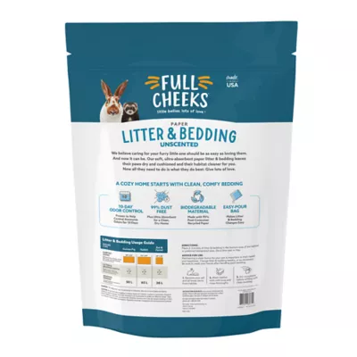 Product Full Cheeks™ Odor Control Small Pet Paper Litter & Bedding - Grey