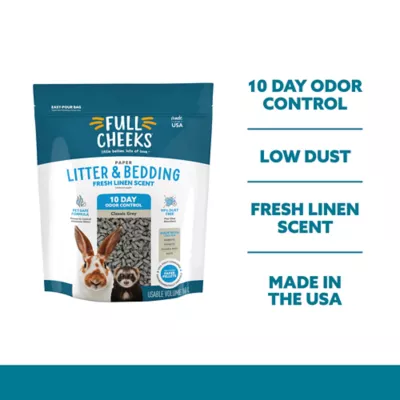 Product Full Cheeks™ Odor Control Small Pet Paper Litter & Bedding - Fresh Linen Scent