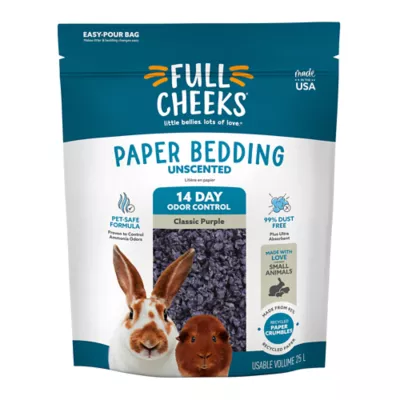 Product Full Cheeks™ Odor Control Small Pet Crumbled Paper Bedding - Purple