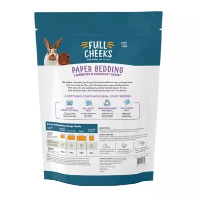 Product Full Cheeks™ Odor Control Small Pet Crumbled Paper Bedding - Lavender & Coconut Scent