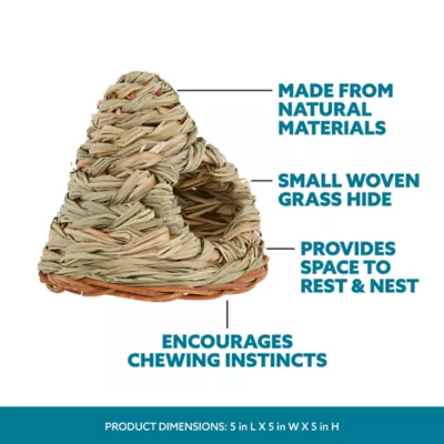 Product Full Cheeks™ Pet Woven Grass Teepee Hideaway